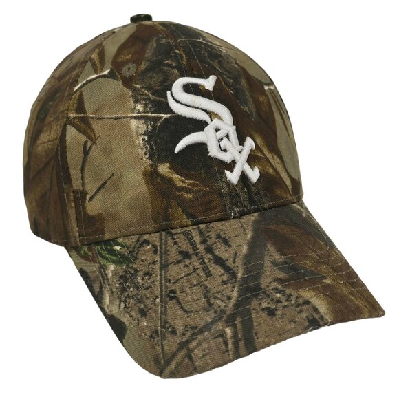 Chicago White Sox Baseball Hat Camouflage Cap Adjustable Outdoor Channel Xfinity - Picture 1 of 7